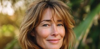 Coupe intemporelle pour femme de 50 ans : le mi-long dégradé effilé avec frange coupe cheveux mi-long effilé dégradé avec frange