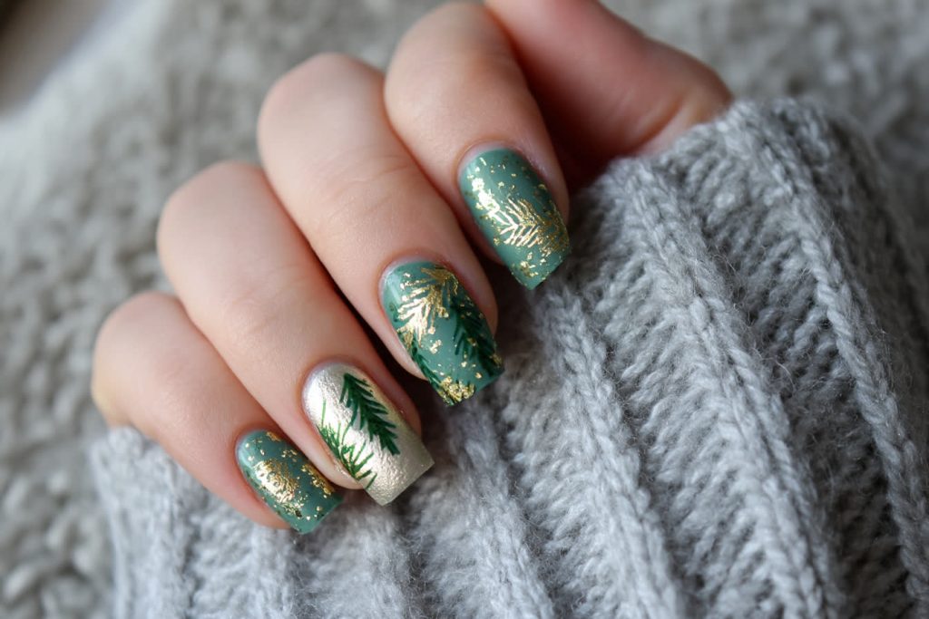 idée manucure pour noel