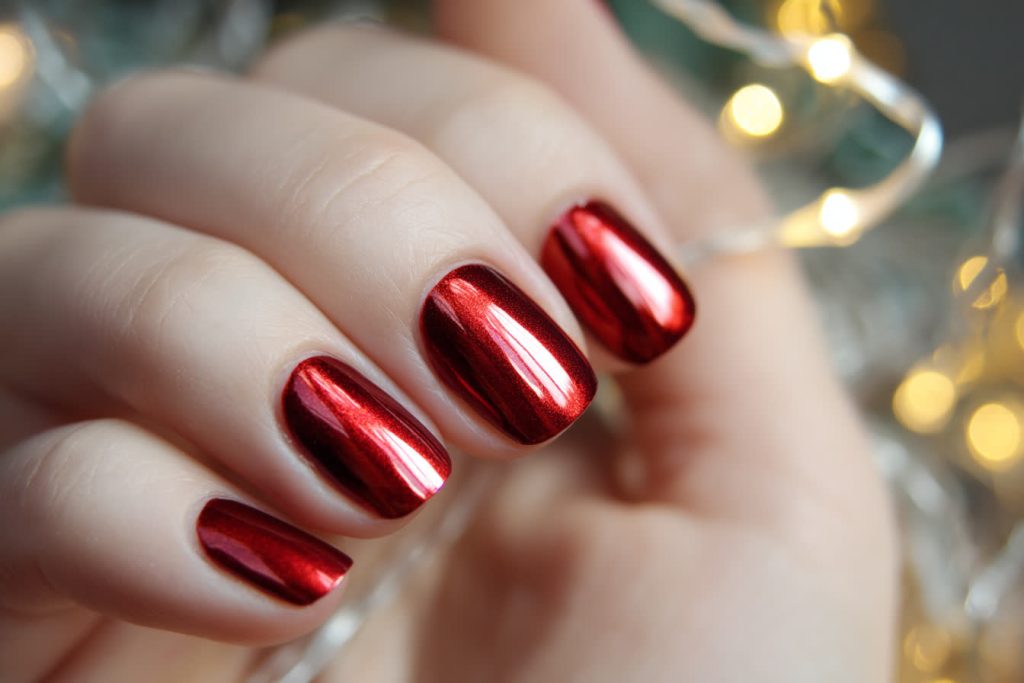 idées ongles Noel