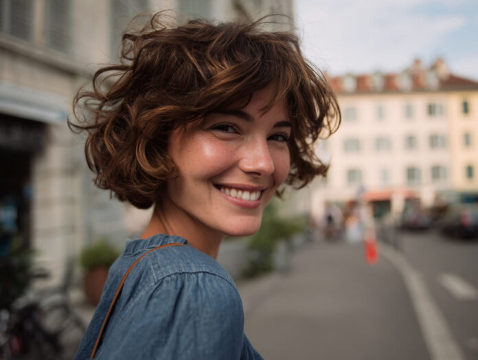 coupe courte cheveux épais