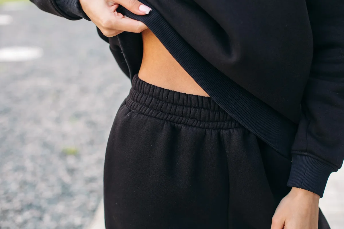 Pantalon femme à taille élastique