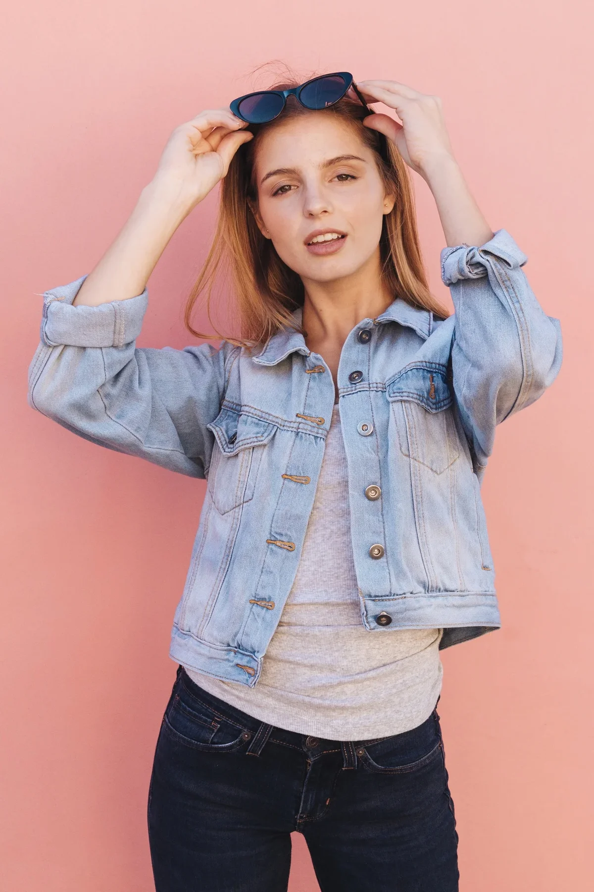 veste en jean fille