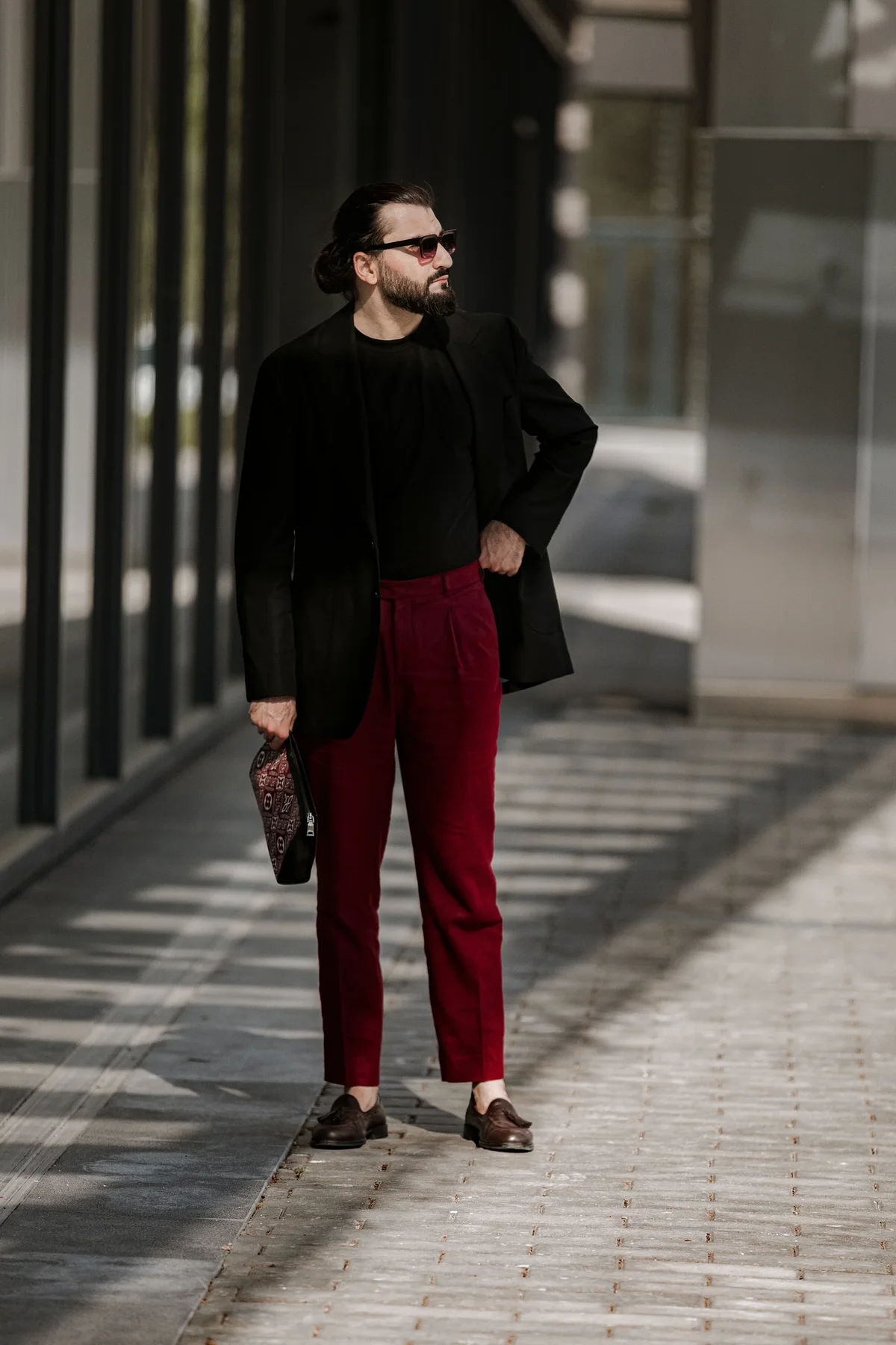 pantalon velours homme