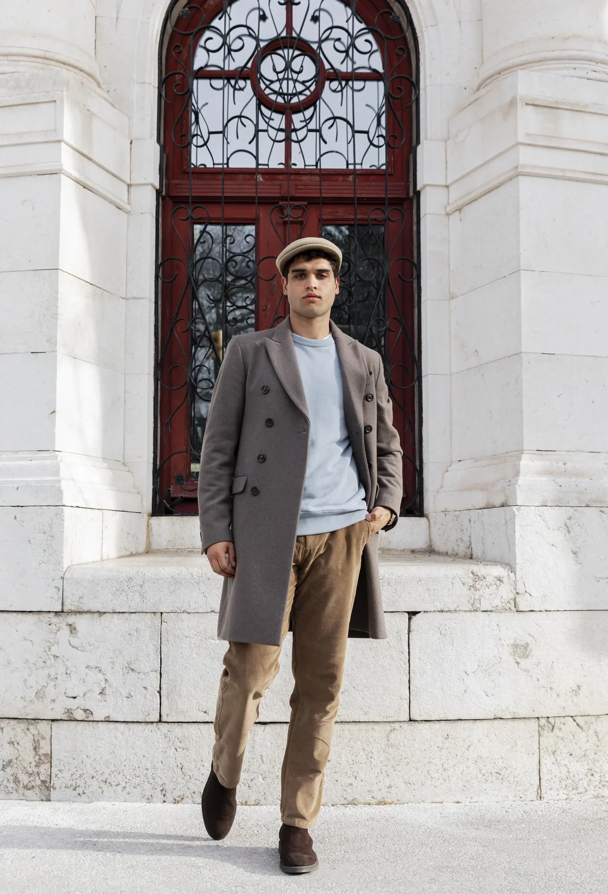 pantalon velours homme